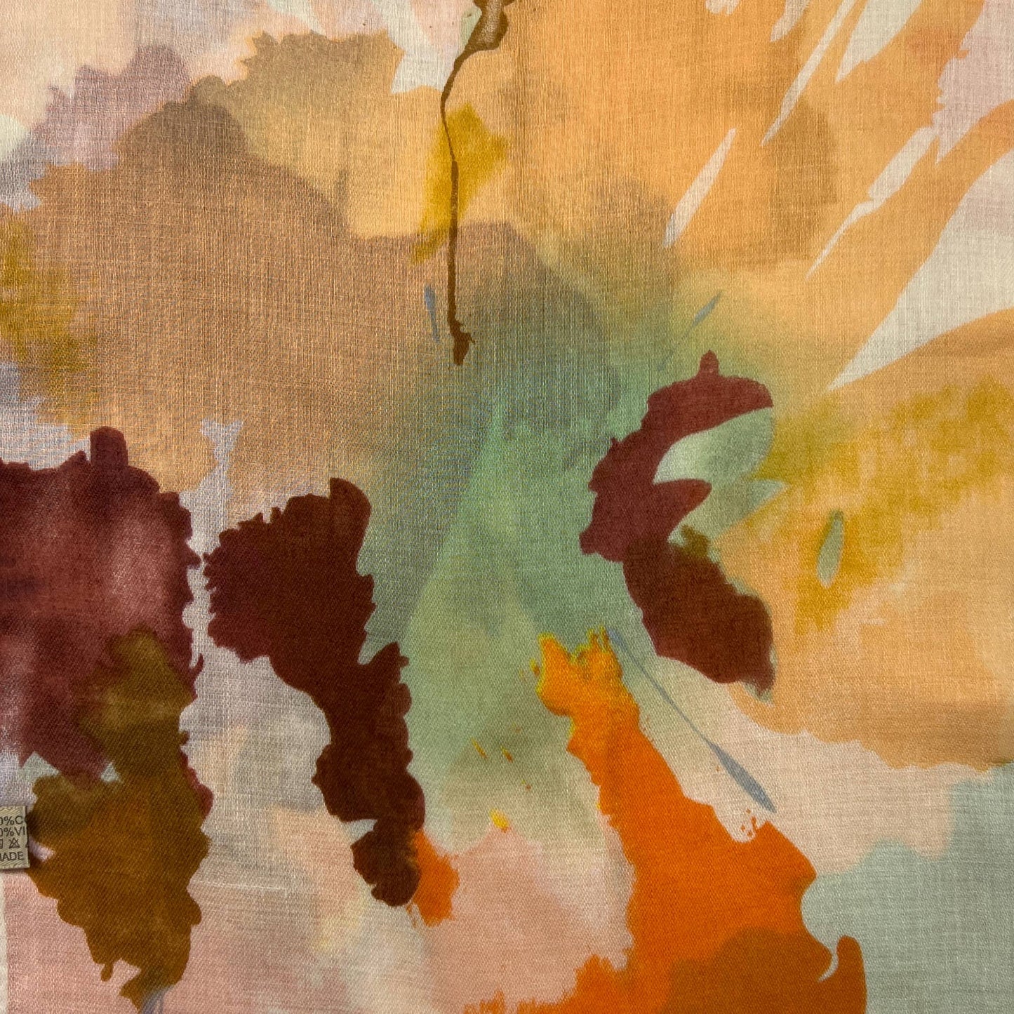 Abstract Colour Splash Scarf