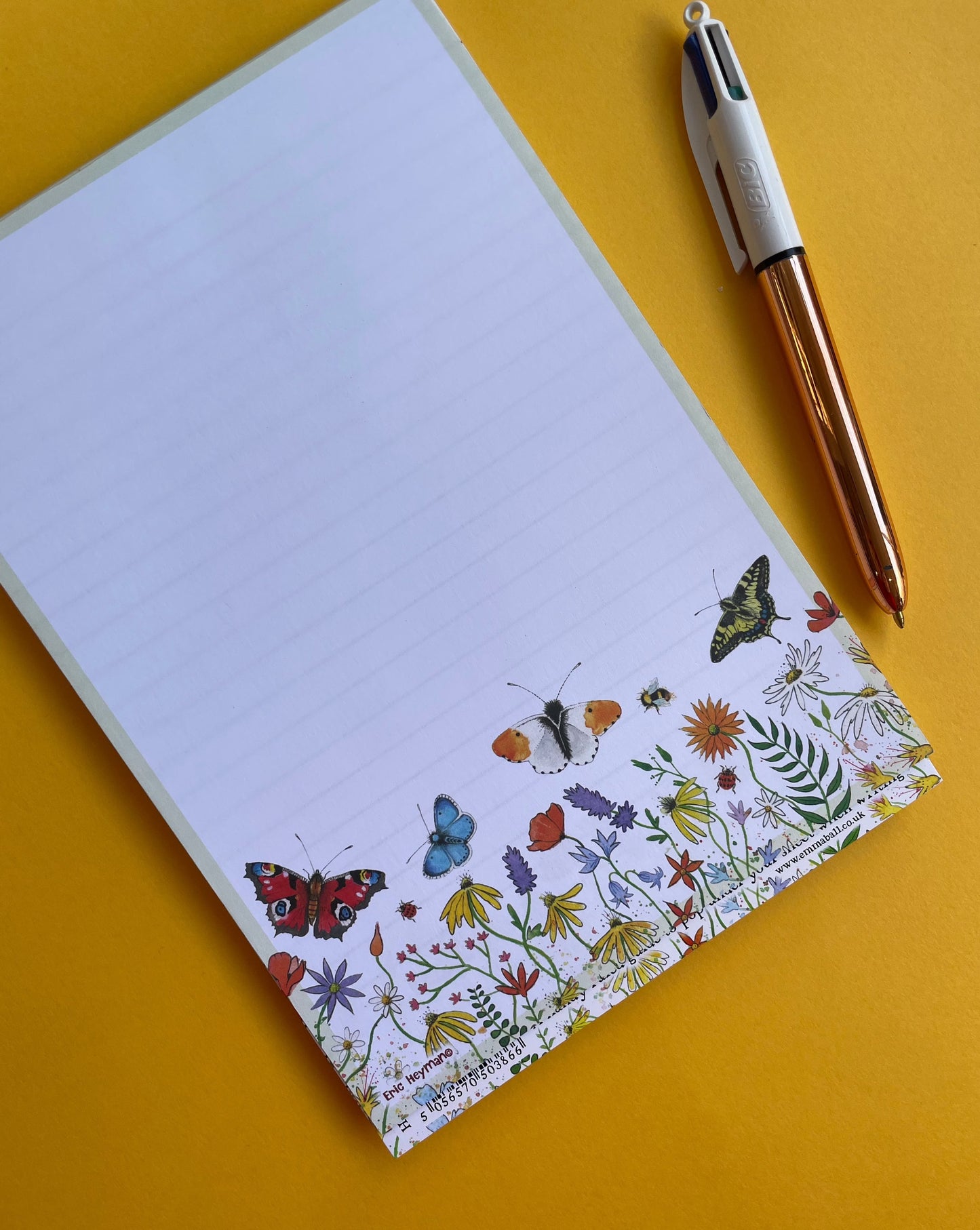 Butterflies Notepad