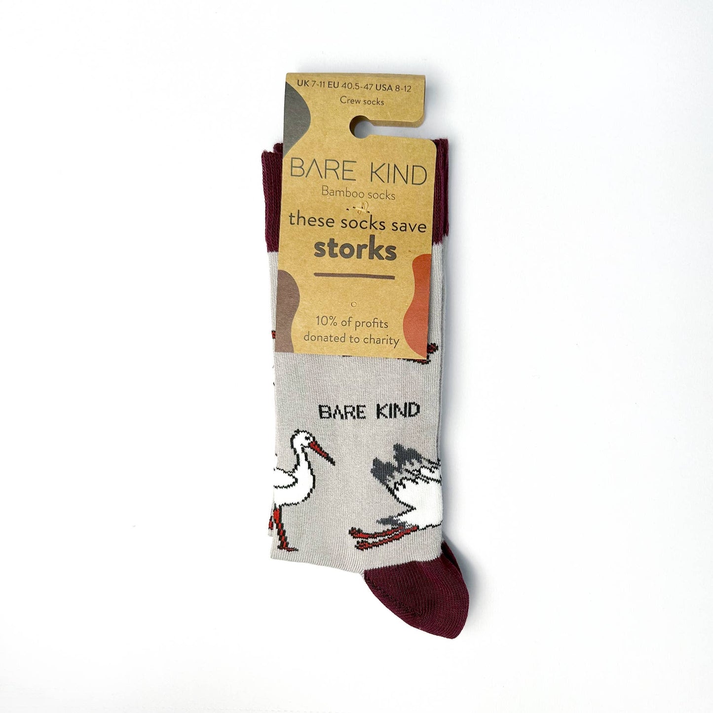 Bamboo Socks - Storks