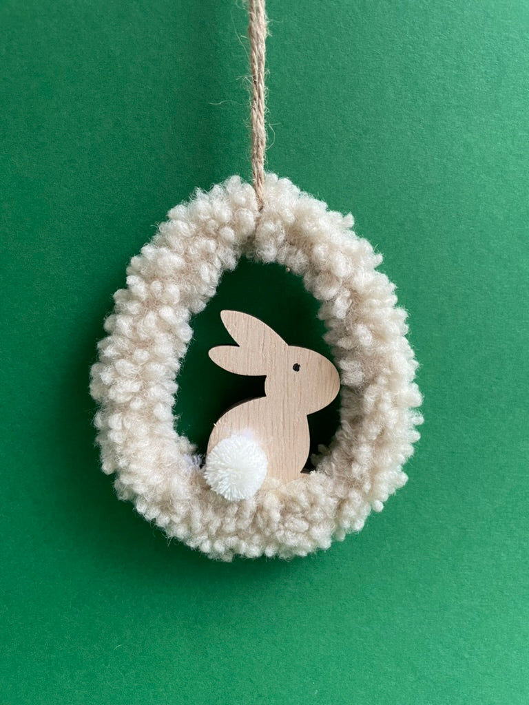 Hanging Sherpa Bunny Decorations