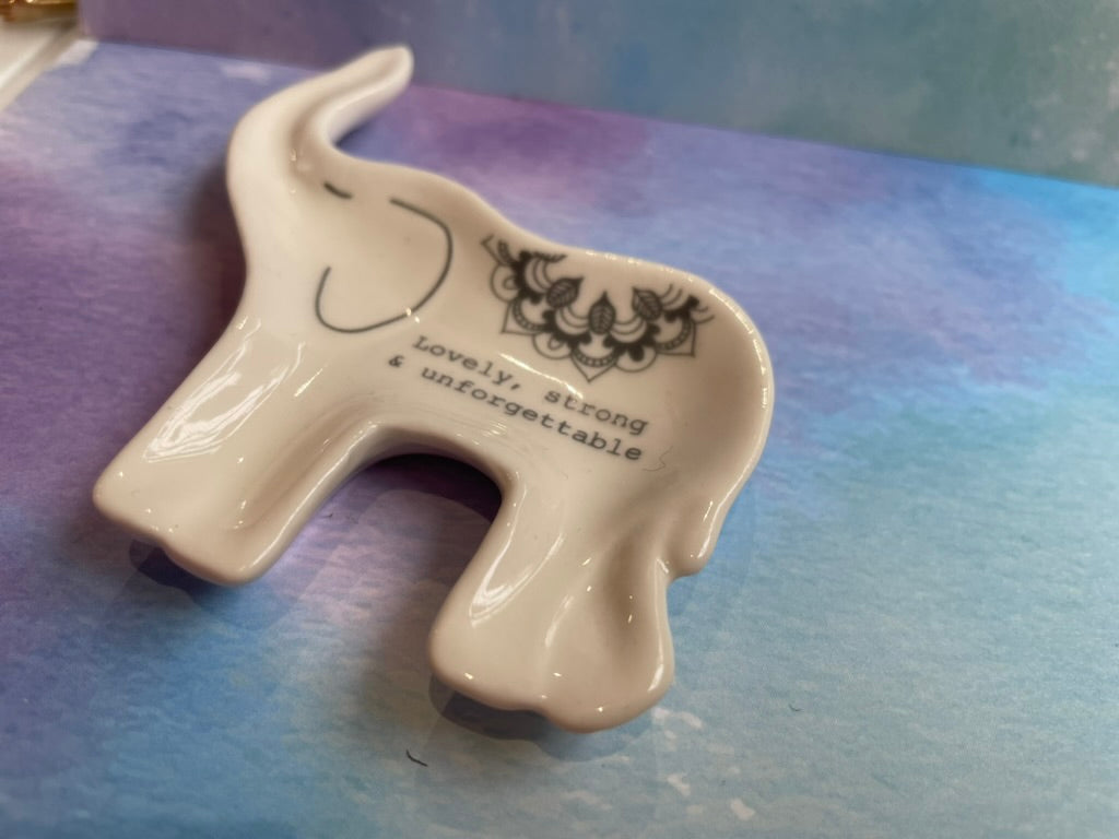 Elephant Trinket Dish (Small)