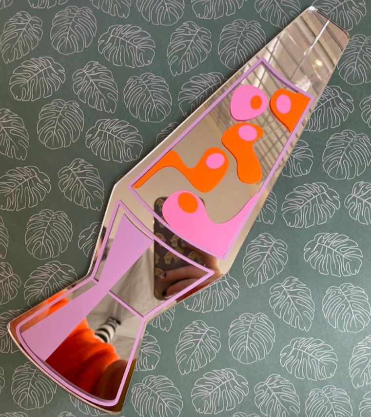Retro Lava Lamp Mirror