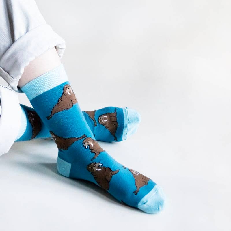 Bamboo Socks - Walruses