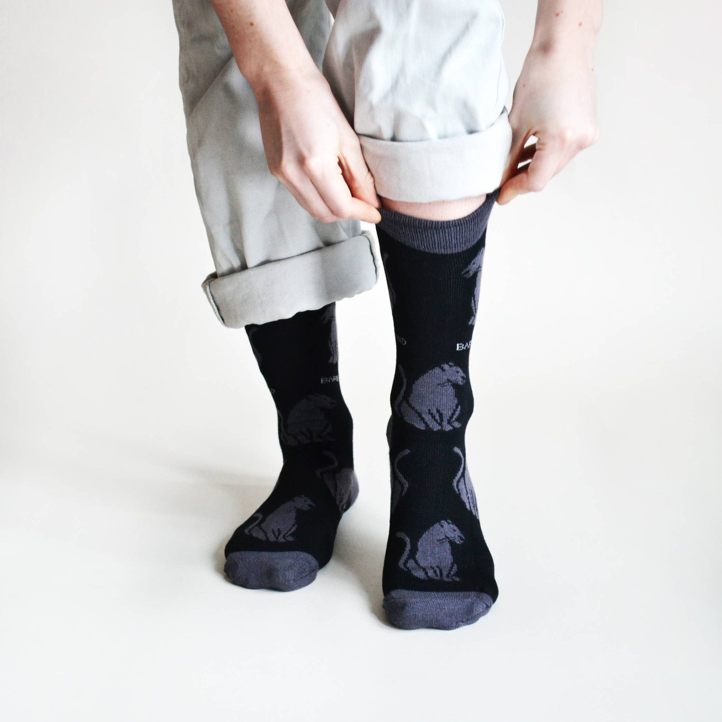 Bamboo Socks - Black Panthers