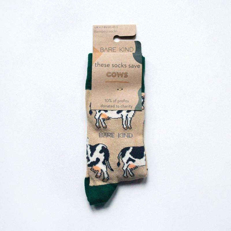 Bamboo Socks - Cow
