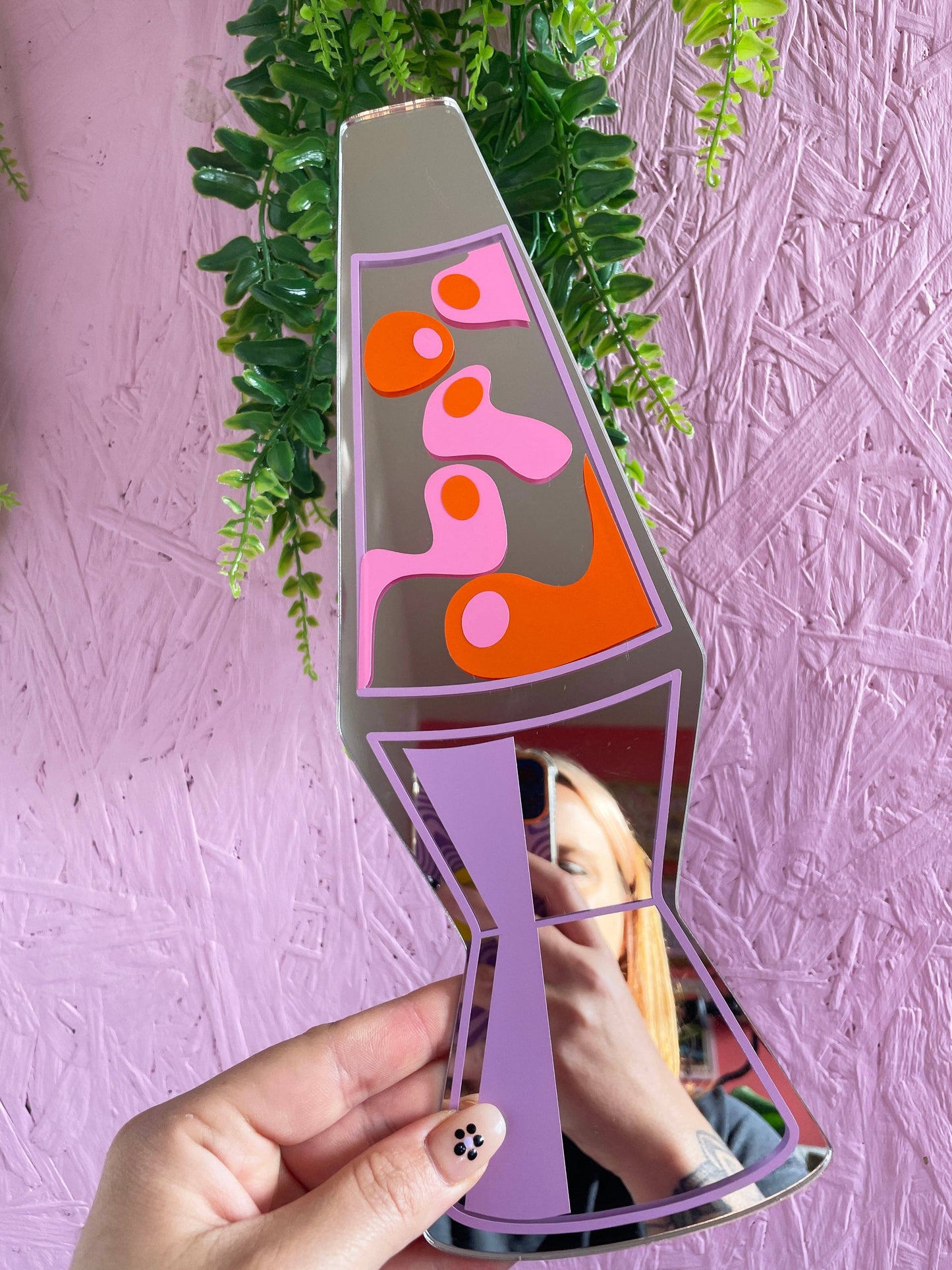 Retro Lava Lamp Mirror