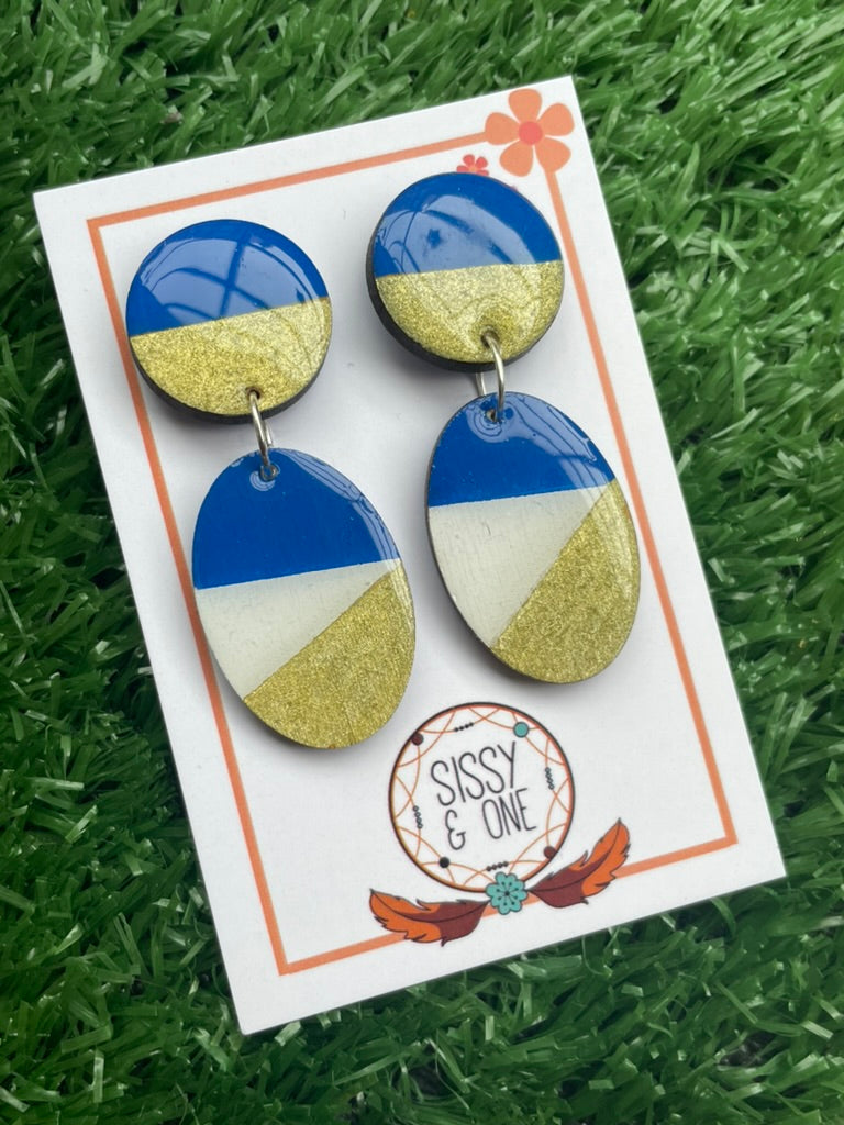 WEBSTER Collection - Blue Bold Chic Earrings