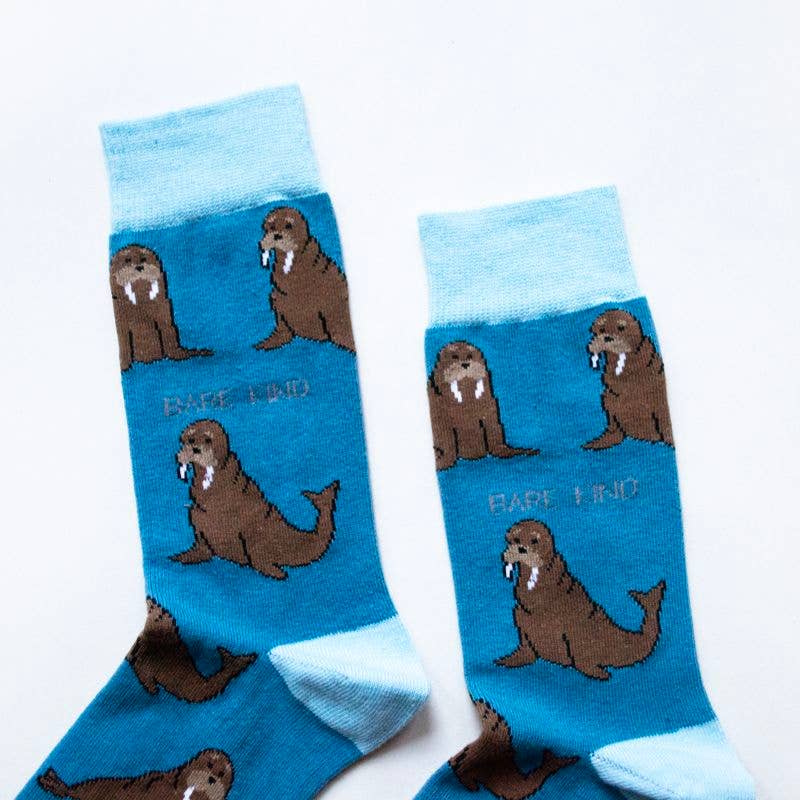 Bamboo Socks - Walruses