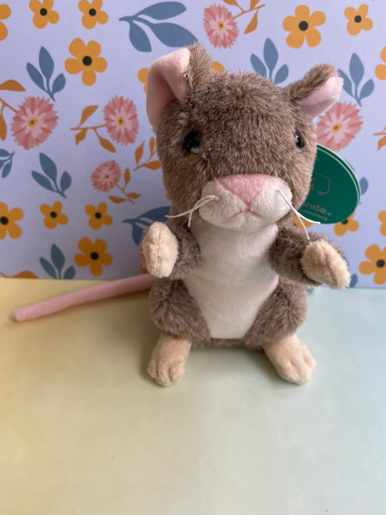 Mini Mouse Toy Plush Soft Baby Safe - 12cm