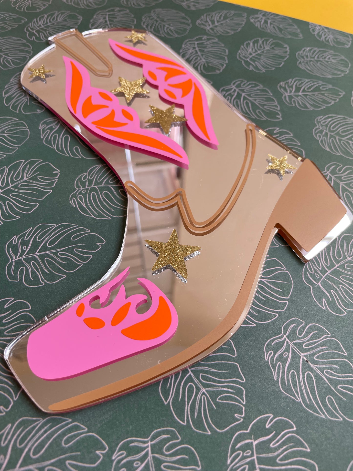 Cowboy Boot Mini Mirror
