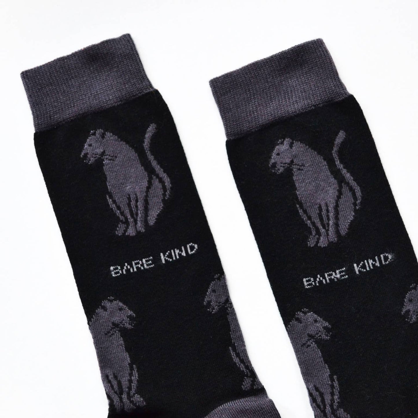 Bamboo Socks - Black Panthers