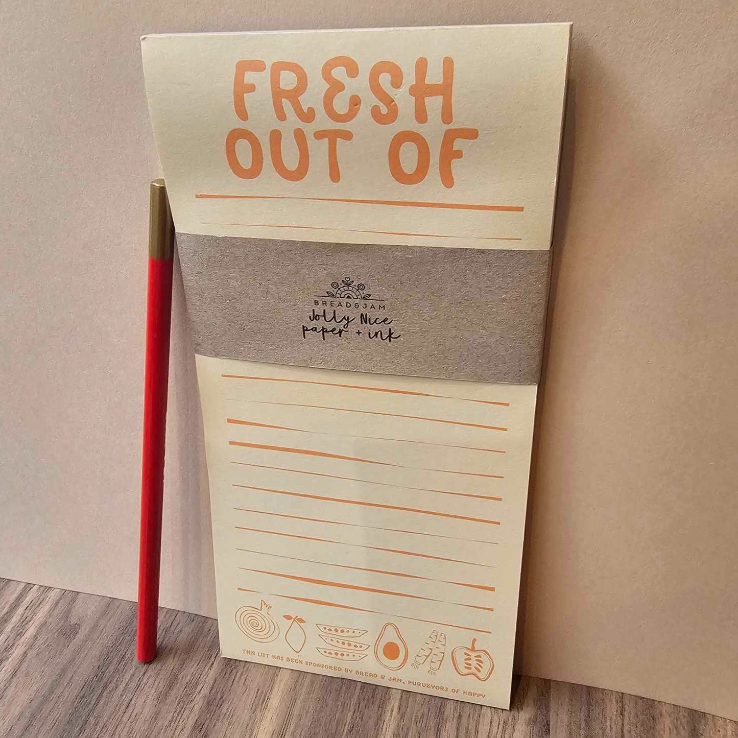 Fresh Out Of List Pad