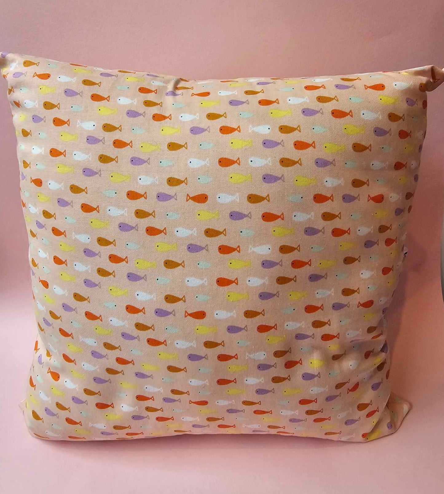Peach Fish Cushion