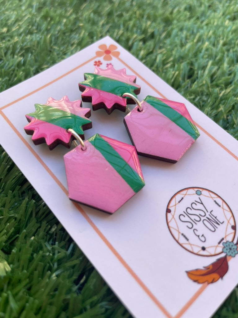 Pink Panther Envy - Earrings