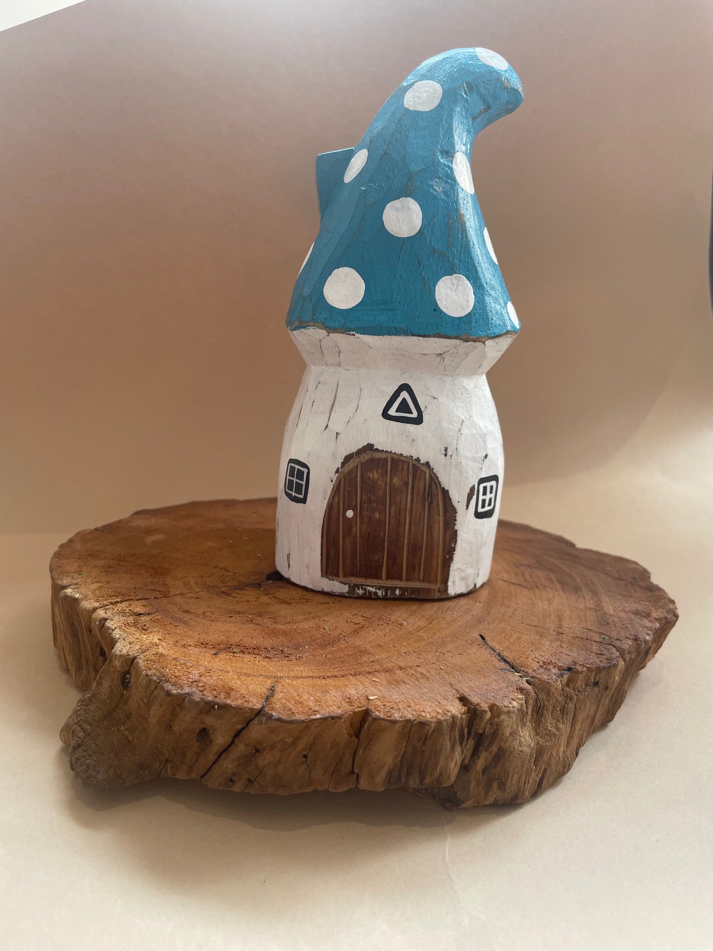 Mushroom House - Blue