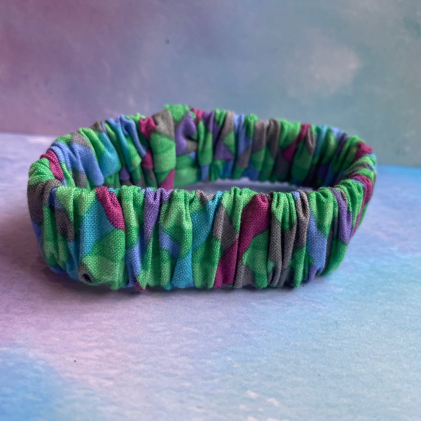 Crinkle Fabric Elastic Bracelet (Kaffe Fassett)