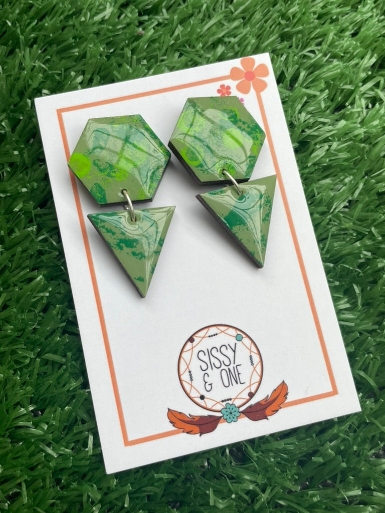 WEBSTER Collection - Going Green Earrings