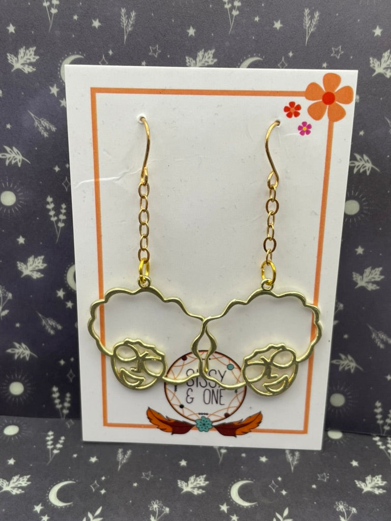 Face Outline Earrings