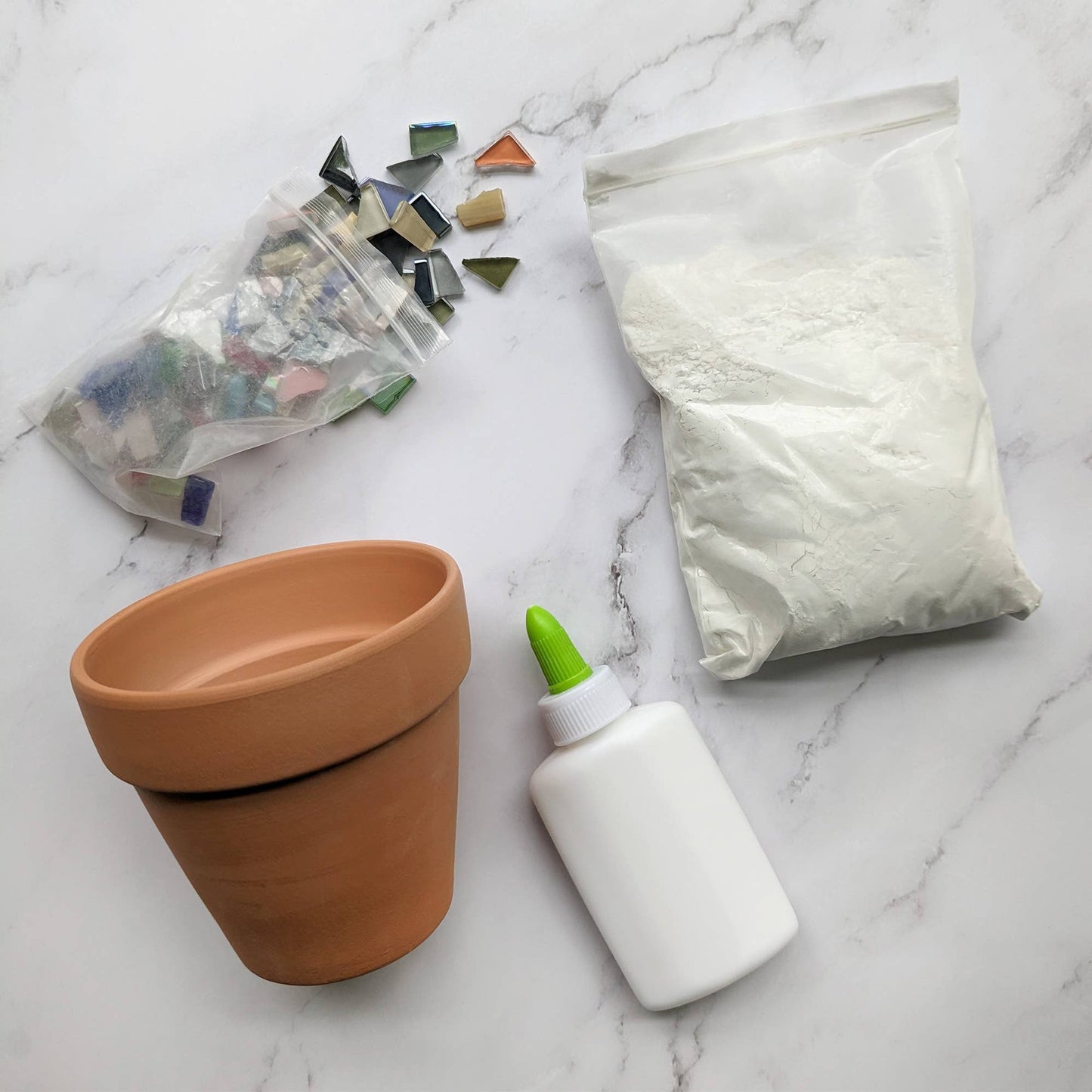 Luxe Decor Craft Kit - Mosaic Planter
