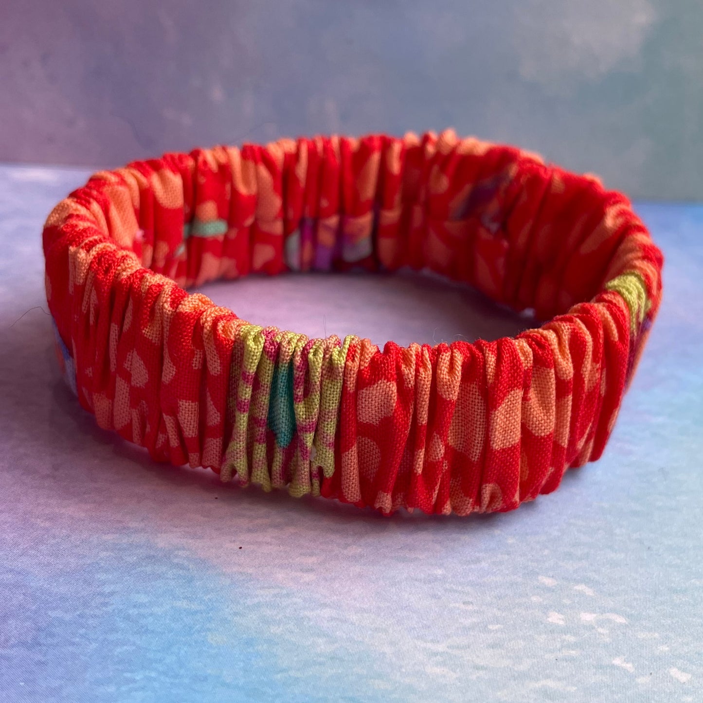 Crinkle Fabric Elastic Bracelet (Kaffe Fassett)