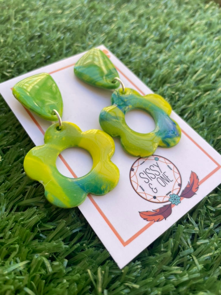 Groovy Baby Flower Earrings