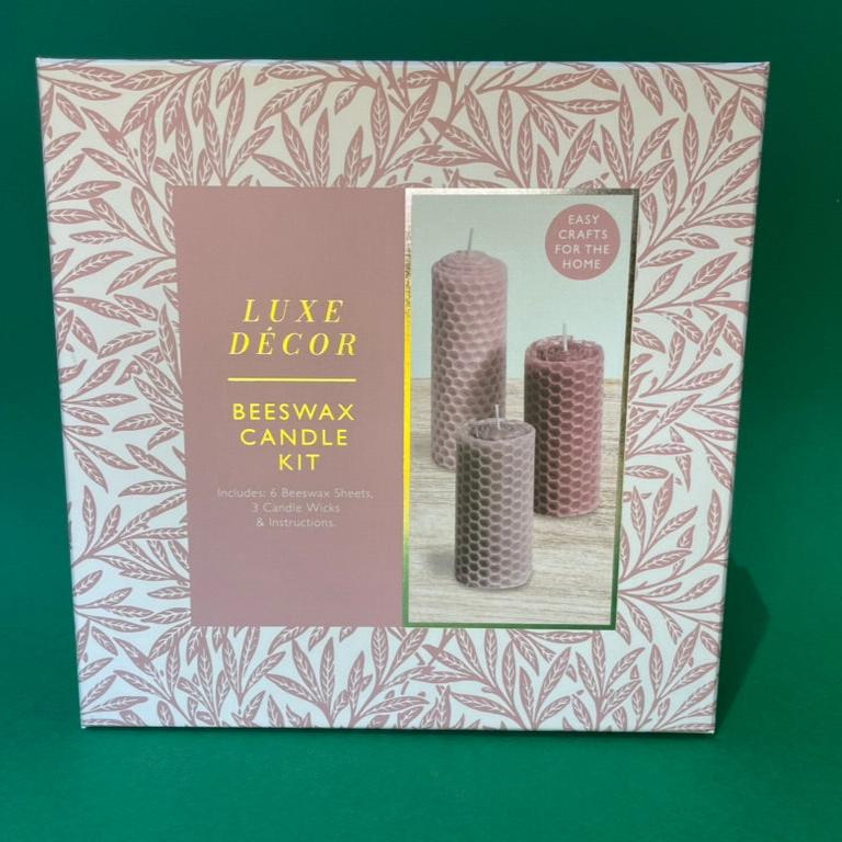 Luxe Decor Craft Kit - Beeswax Candles