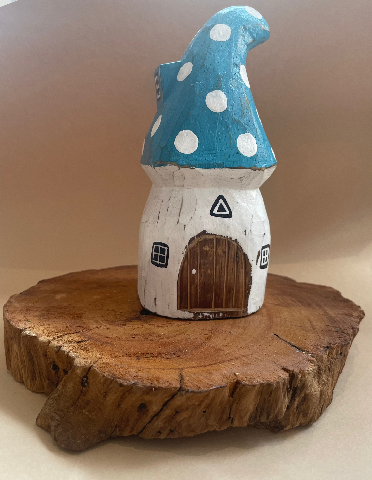 Mushroom House - Blue