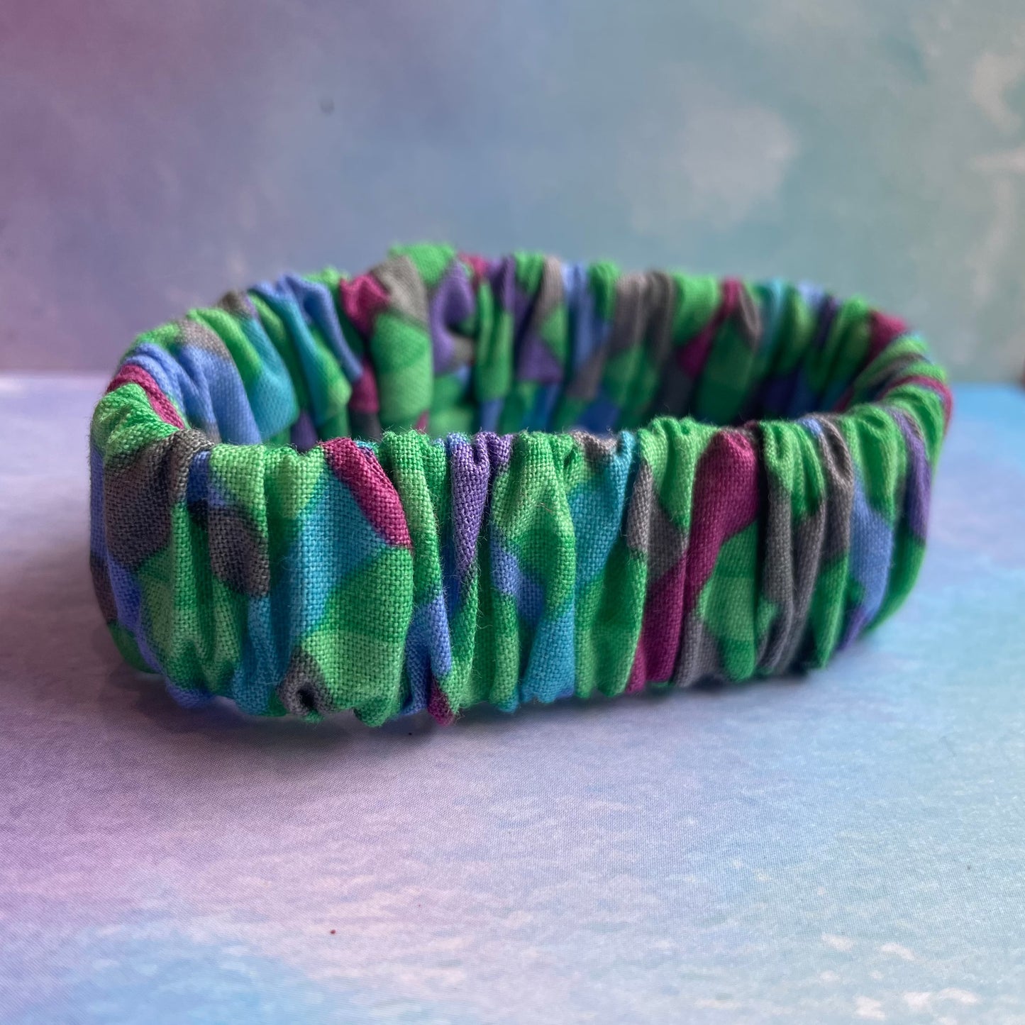 Crinkle Fabric Elastic Bracelet (Kaffe Fassett)