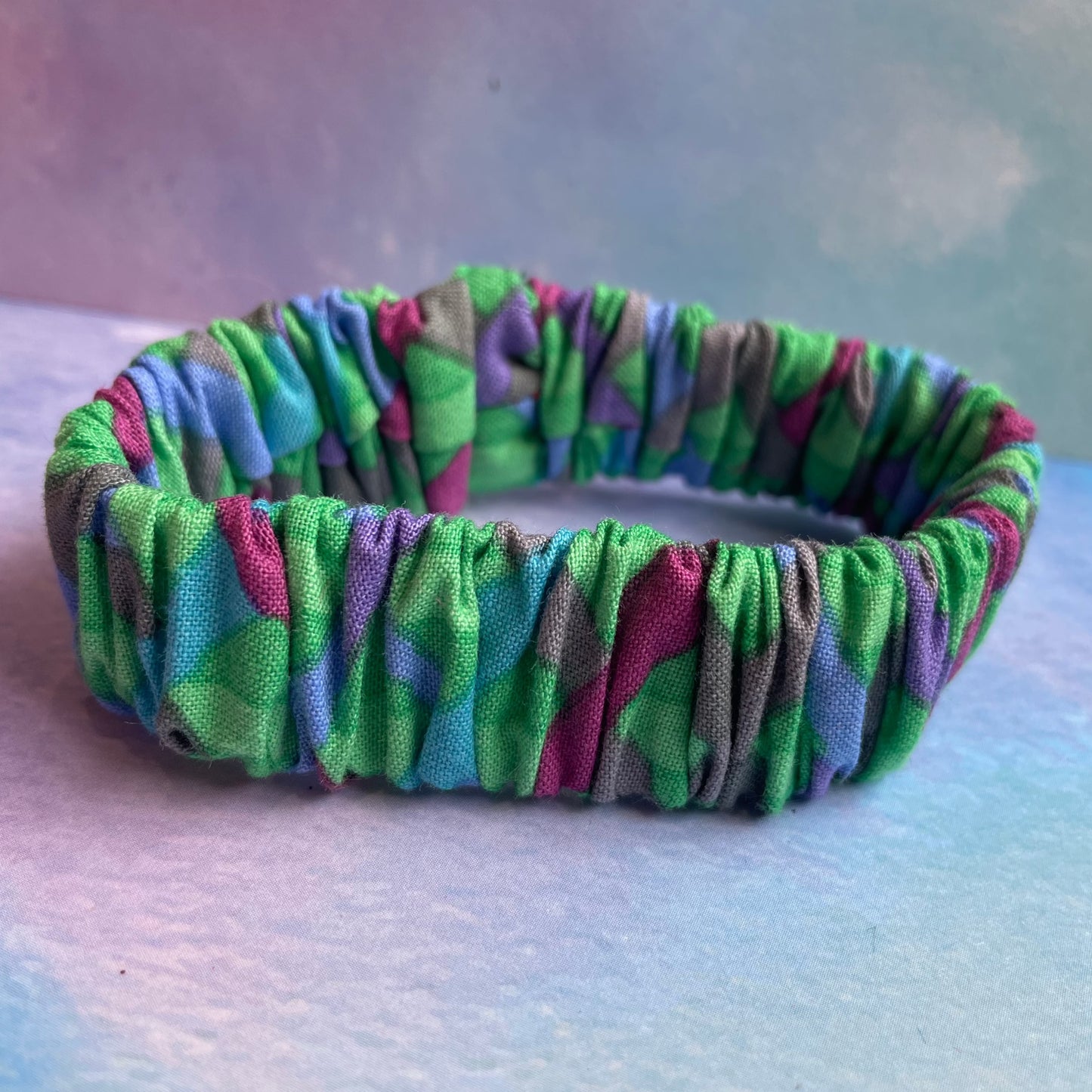 Crinkle Fabric Elastic Bracelet (Kaffe Fassett)