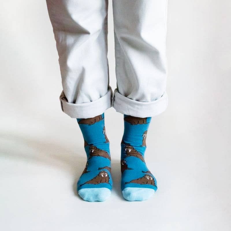 Bamboo Socks - Walruses