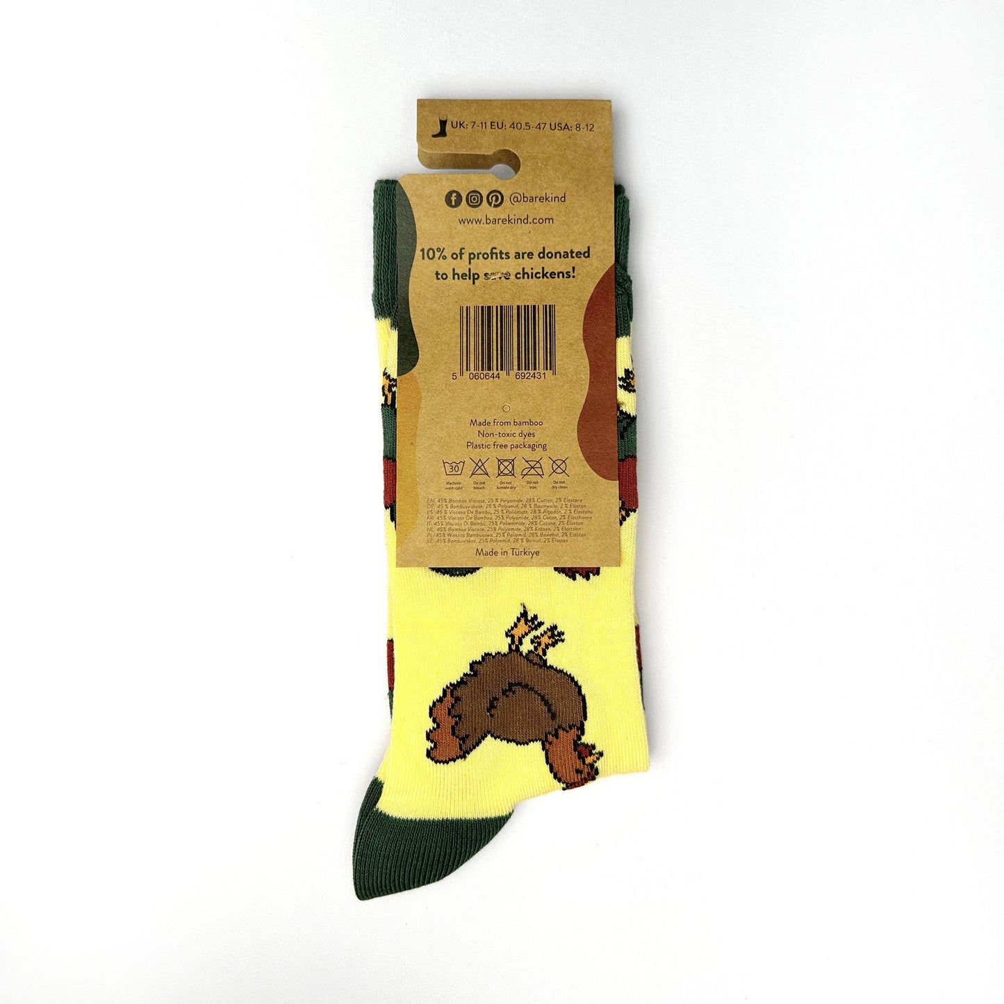 Bamboo Socks - Chickens