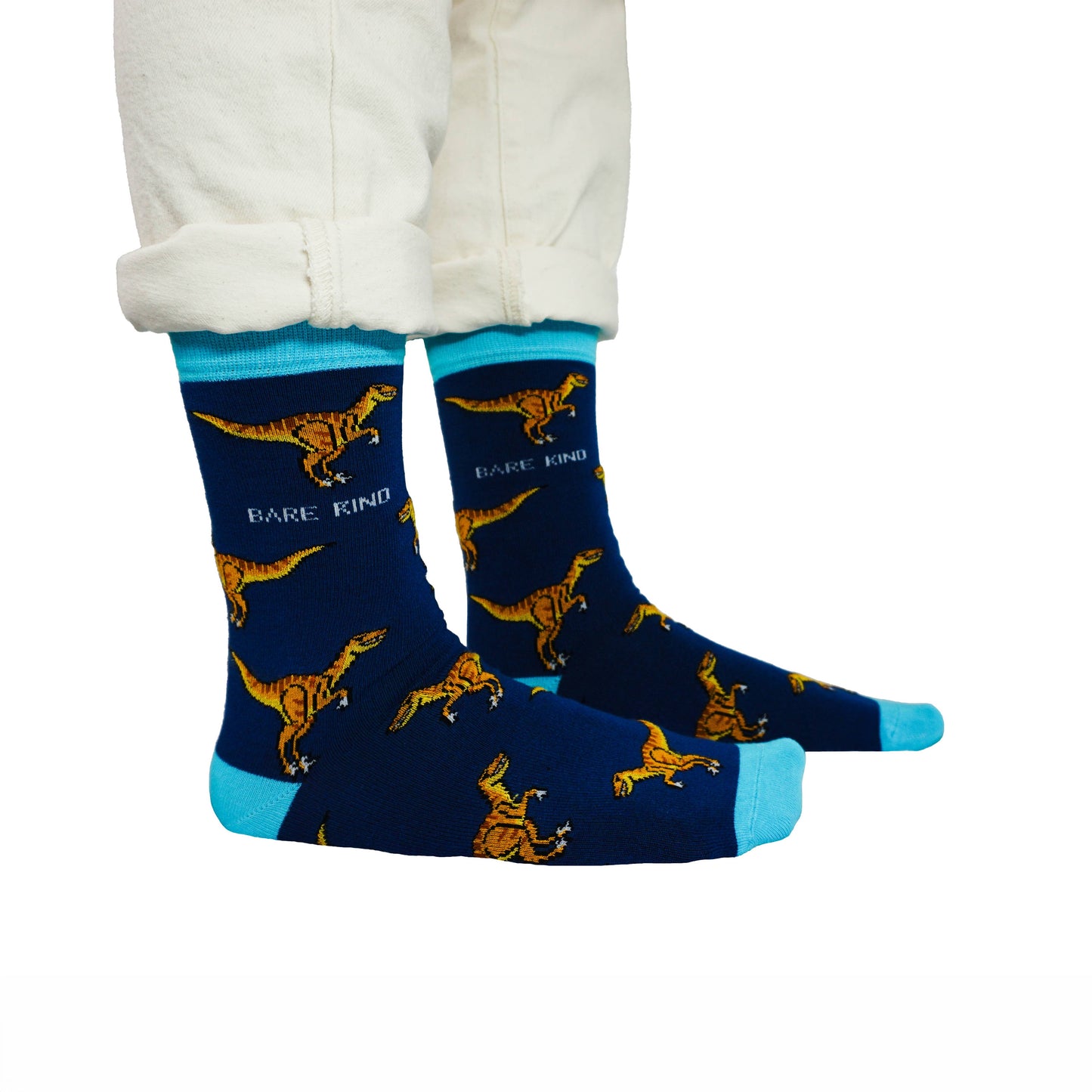 Bamboo Socks - Velociraptors