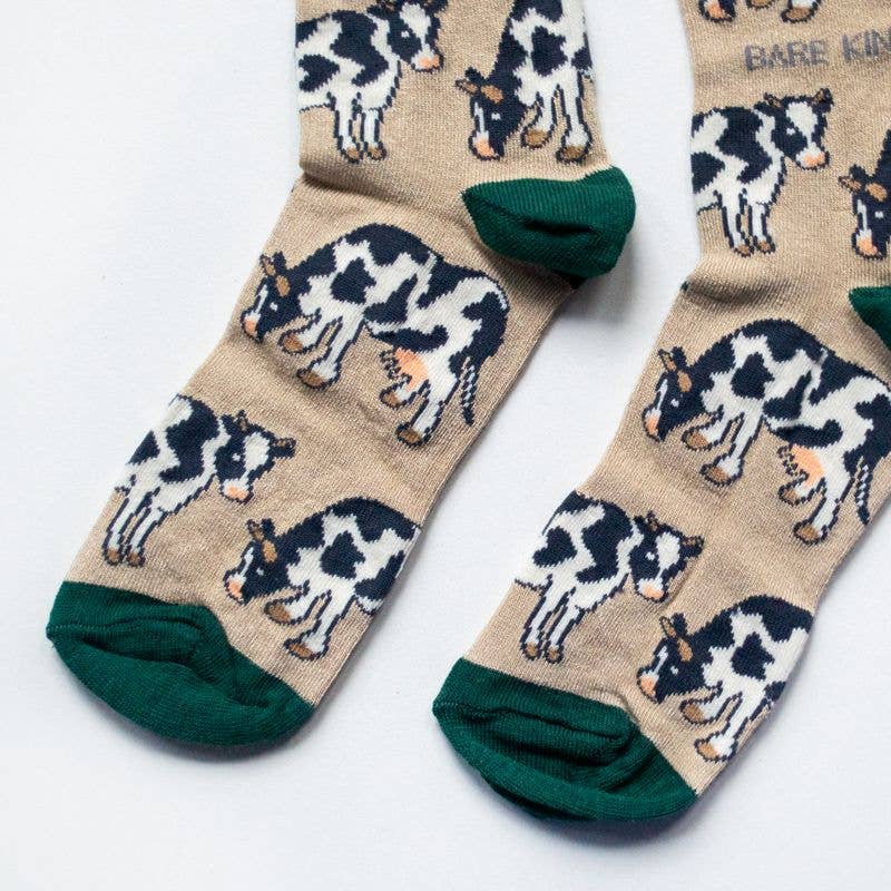 Bamboo Socks - Cow