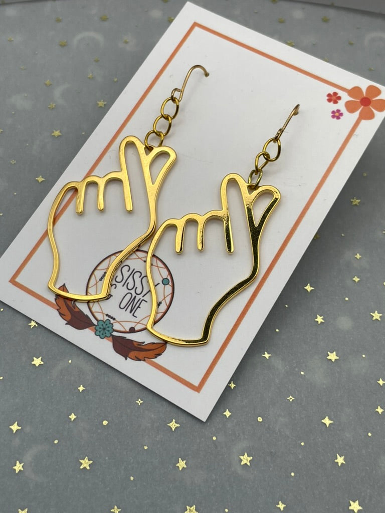 Sign Earrings