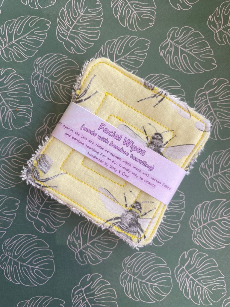 Bamboo Facial Wipes - Bumble Bee