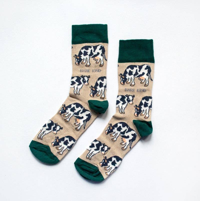 Bamboo Socks - Cow