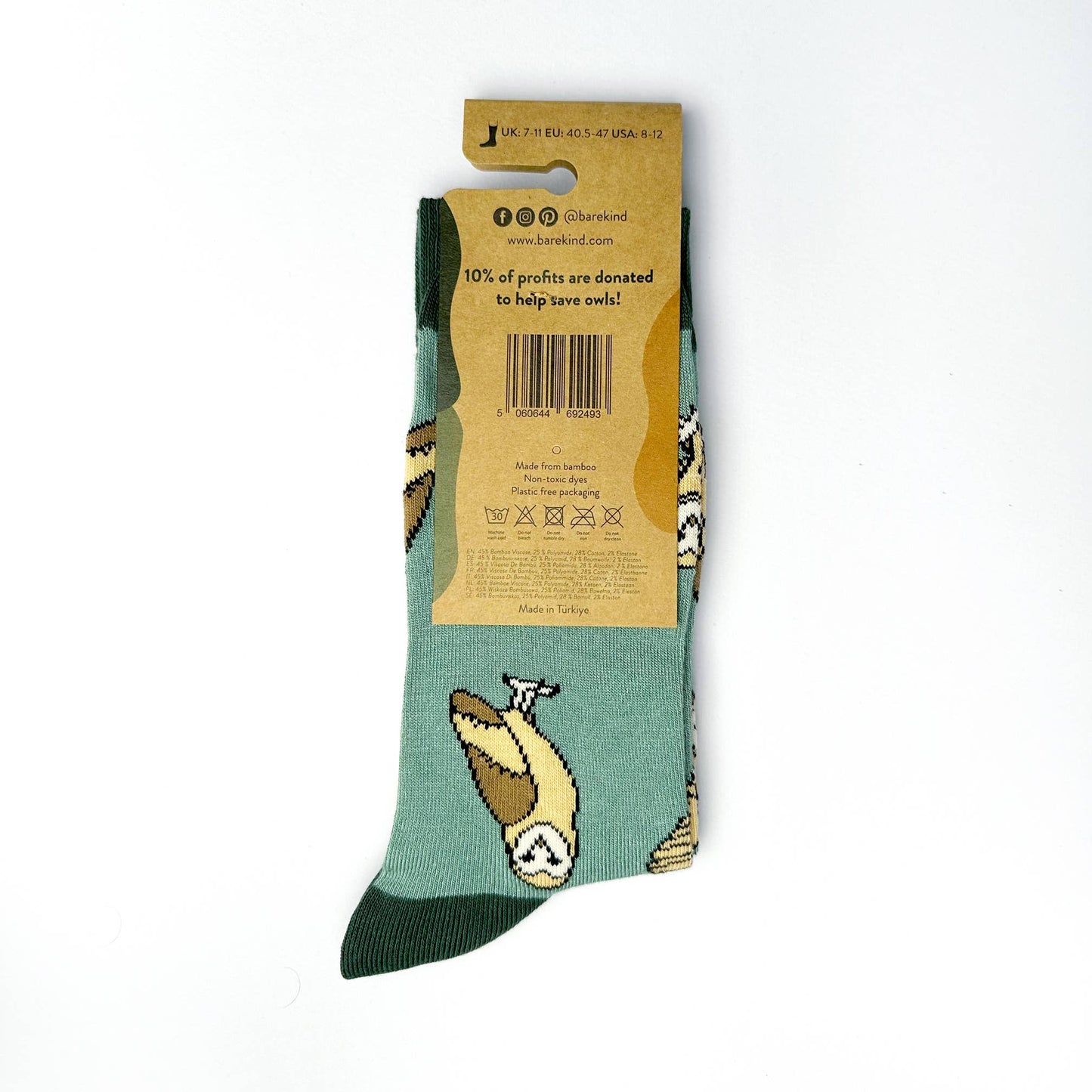 Bamboo Socks - Owls