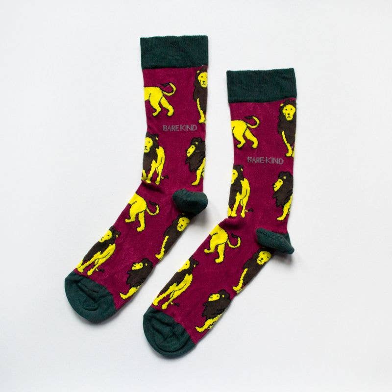 Bamboo Socks - Lions