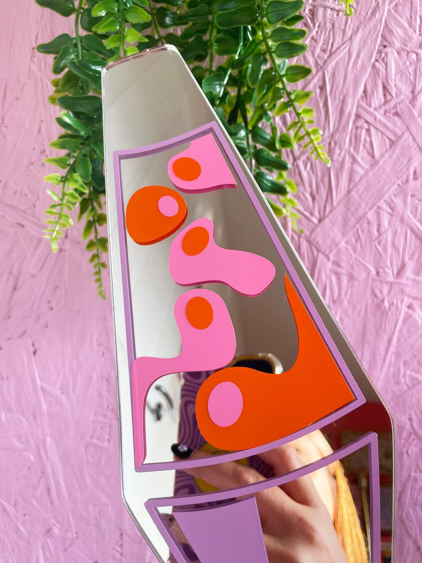 Retro Lava Lamp Mirror