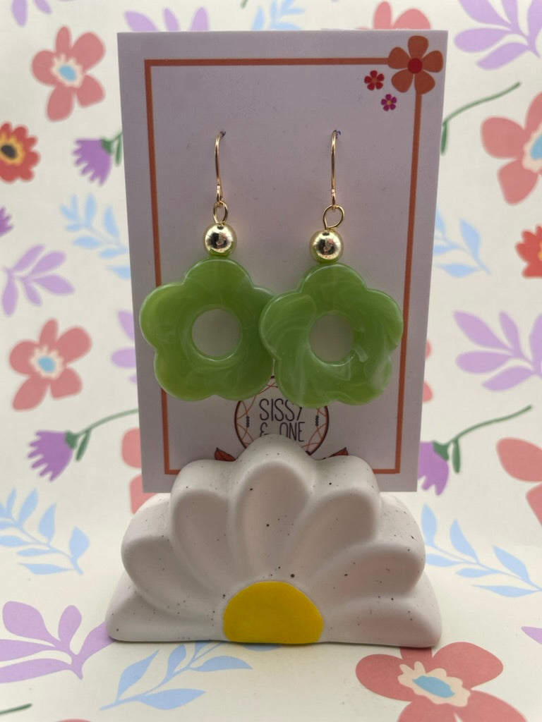Quant Style Flower Power Earrings
