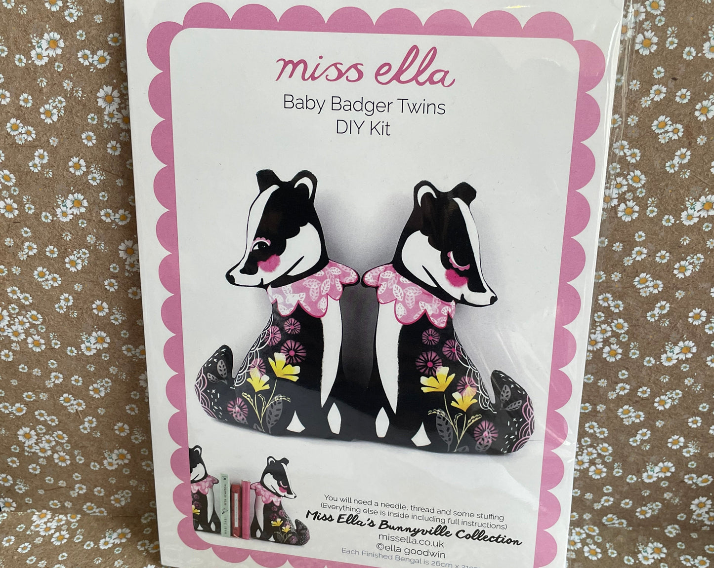 Badger Pair DIY KIT - Baby Badger Twins