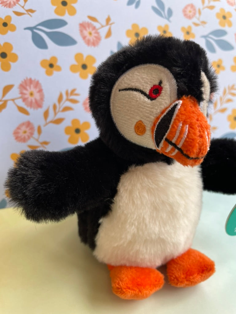 Puffin Soft Toy Mini Baby Plush - 13cm