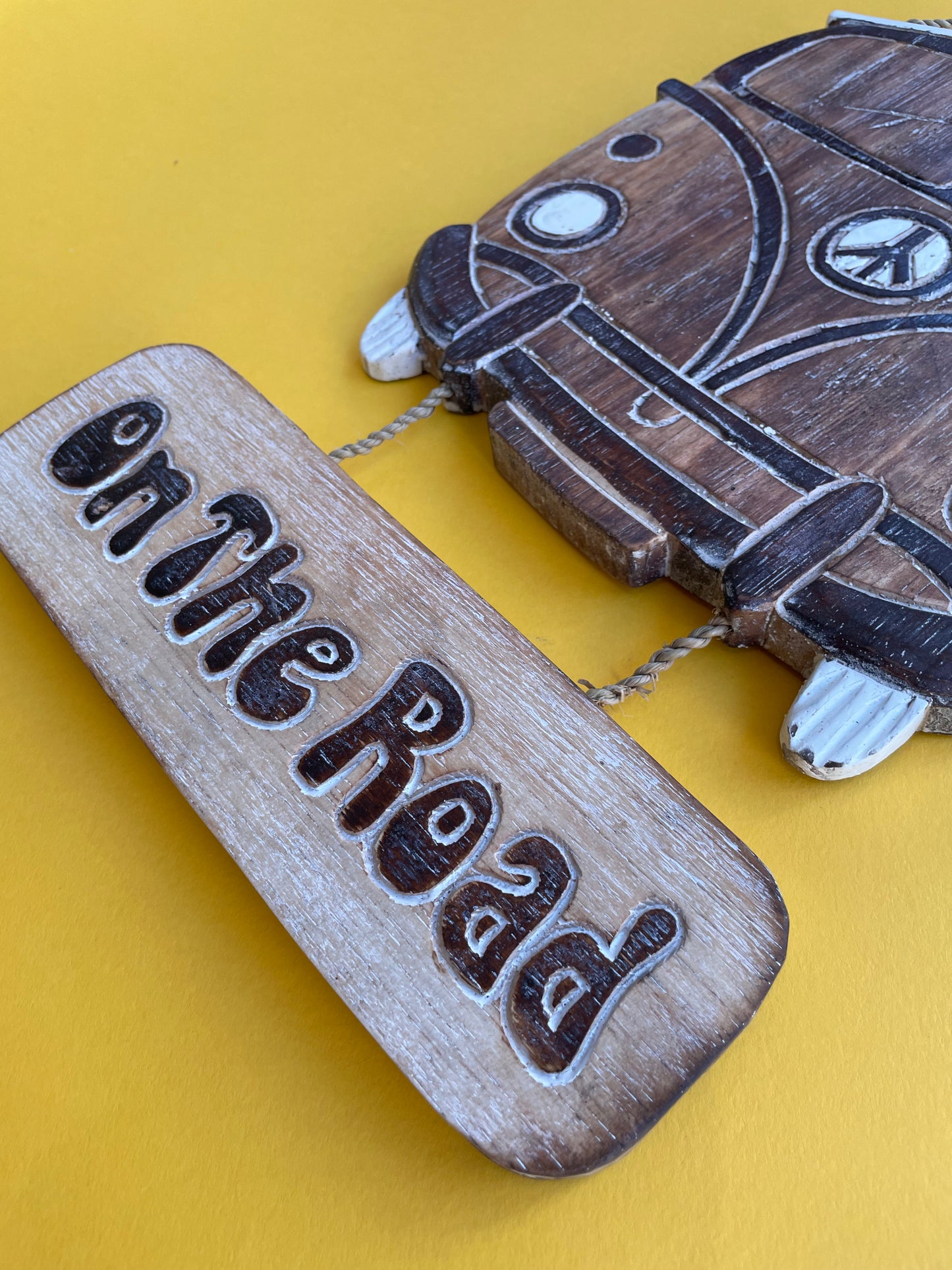 Campervan Sign 'On The Road'