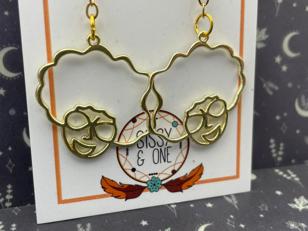 Face Outline Earrings