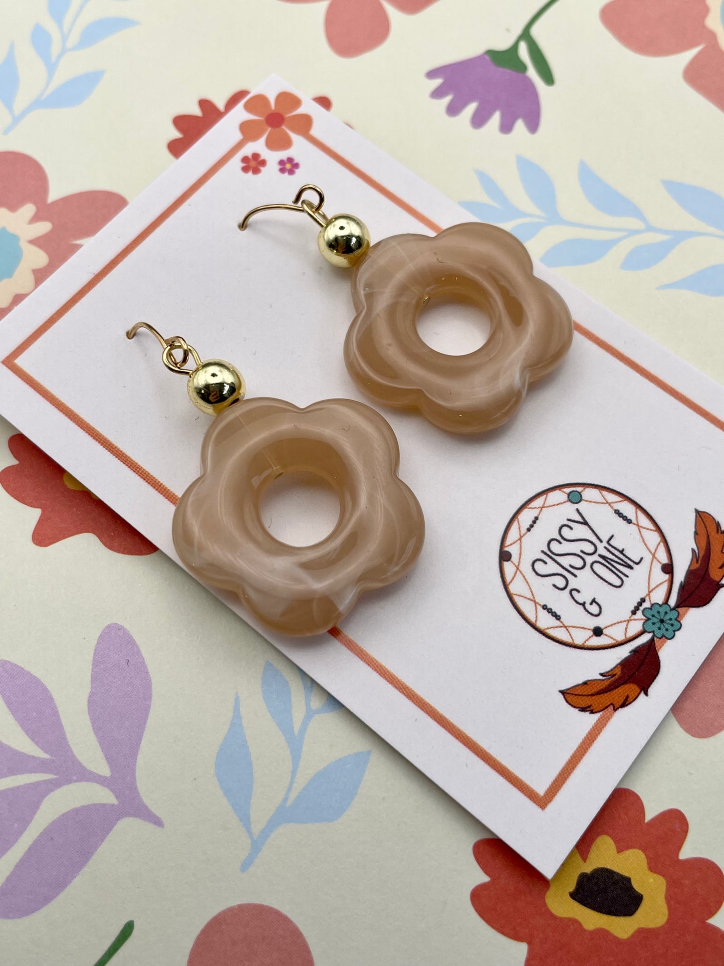 Quant Style Flower Power Earrings