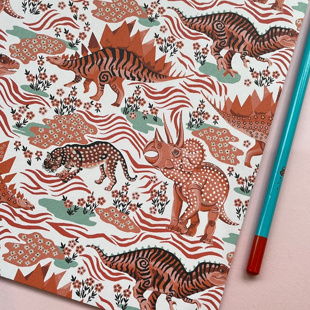 Thin Red Dino Book
