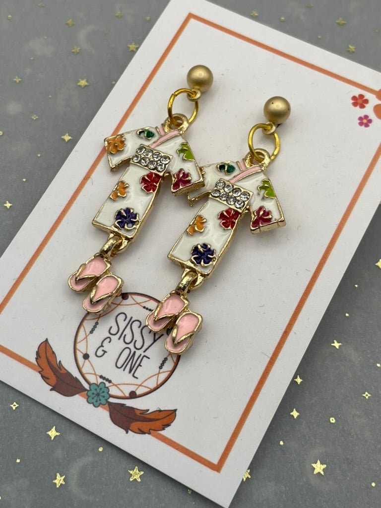 Kimono Earrings