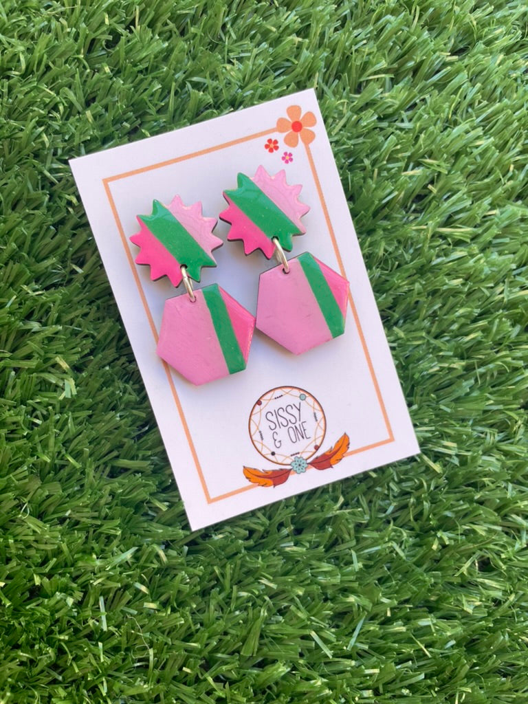 Pink Panther Envy - Earrings
