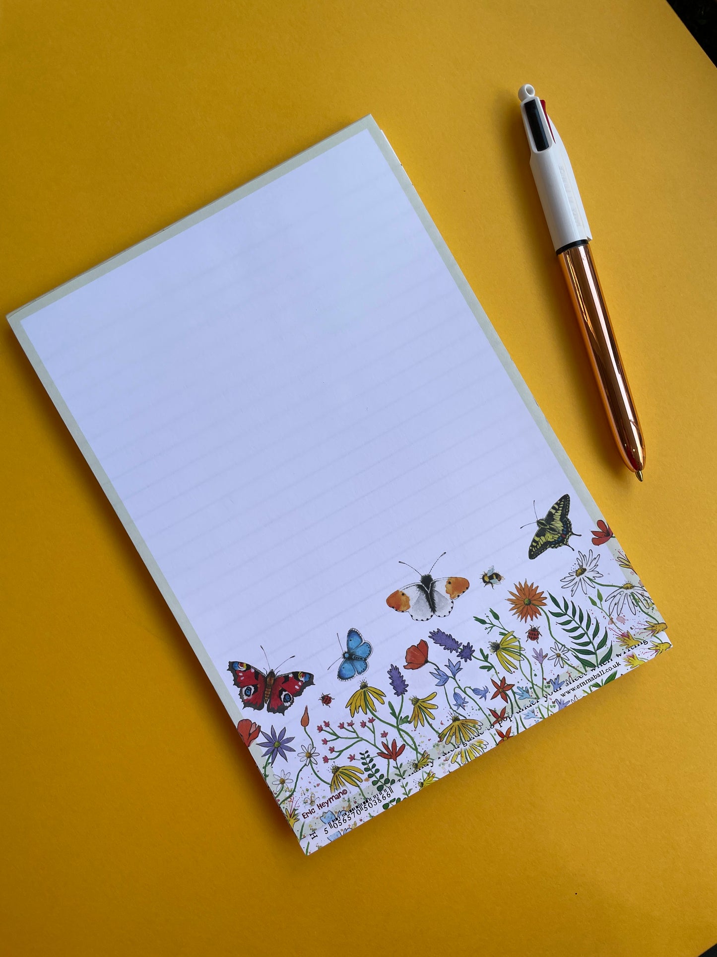 Butterflies Notepad