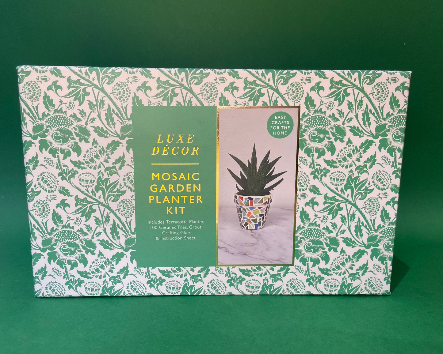 Luxe Decor Craft Kit - Mosaic Planter